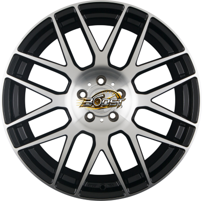 2DRV by WHEELWORLD WH26 Schwarz Hochglanzpoliert (SP+) — Zwart lichtmetalen velg