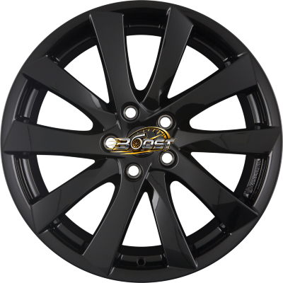 PLATIN P 106 Diamant Schwarz — Zwart lichtmetalen velg