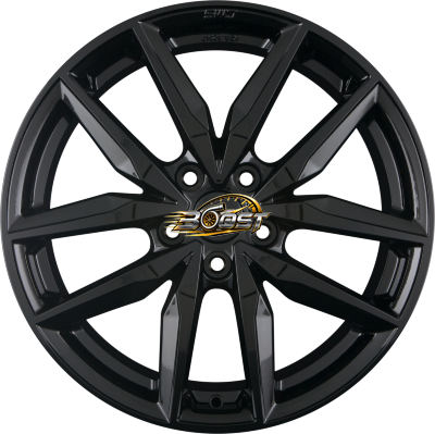 CMS C28 CBG Schwarz Glanz — Zwart lichtmetalen velg