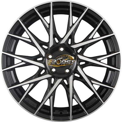 DOTZ FUJI DARK - Schwarz Frontpoliert 7.50x18 5x100 DOTZ FUJI DARK - Schwarz Frontpoliert 7.50x18 5x100