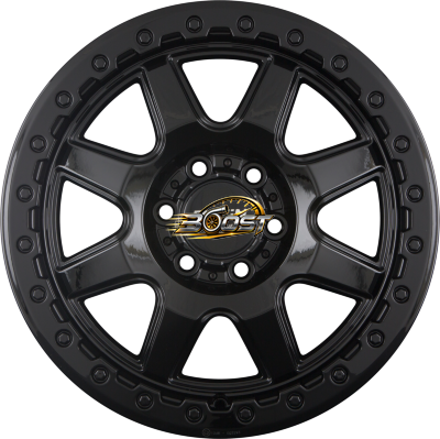 PLATIN P 111 Black Glossy — Zwart lichtmetalen velg