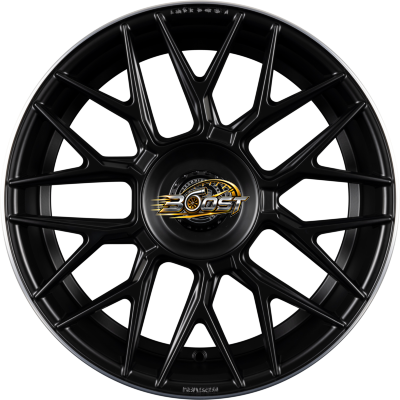 AF-801 Flat Black Rim Polished