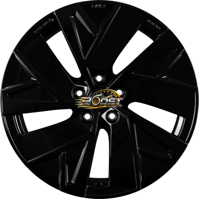 CMS C32 AERO CBG Schwarz Glanz — Zwart lichtmetalen velg