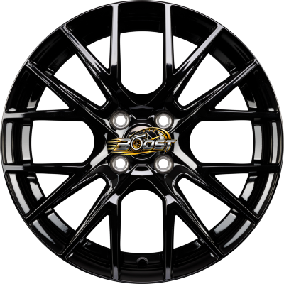 1000 MIGLIA MM1009 Gloss Black — Zwart lichtmetalen velg