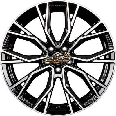 AEZ TORONTO DARK - Schwarz Glänzend Frontpoliert 8.50x21 5x130 AEZ TORONTO DARK - Schwarz Glänzend Frontpoliert 8.50x21 5x130