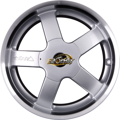 DELTA 4x4 ELEMENTS 4 Silber Hornpoliert — Zilver lichtmetalen velg