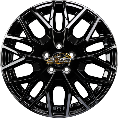 CARMANI CA20 LUDWIG HIGH LOAD Black Shiny (B) — Zwart lichtmetalen velg