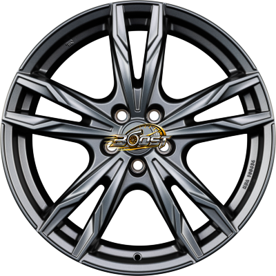 itWHEELS GINA Matt Titanium — Grijs/antraciet lichtmetalen velg