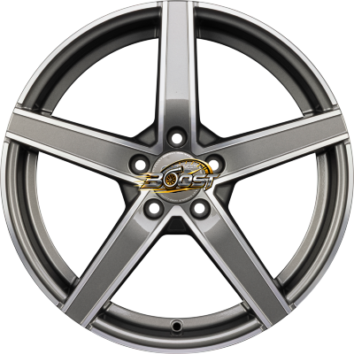 RACER WHEELS ARTIC EVO Gris Face Polie - Gun Machined Face 7.00x17 5x108 RACER WHEELS ARTIC EVO Gris Face Polie - Gun Machined Face 7.00x17 5x108