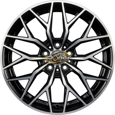 RACER WHEELS MYGAL Noir Brillant Face Polie - Bright Black Machined 8.00x18 5x108 RACER WHEELS MYGAL Noir Brillant Face Polie - Bright Black Machined 8.00x18 5x108
