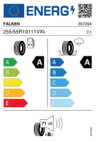 EU-label voor FALKEN e.ZIEX