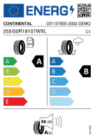 EU-label voor CONTINENTAL ECO CONTACT 6 Q