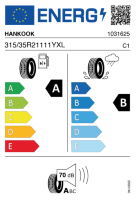 EU-label voor HANKOOK K137A VENTUS EVO SUV