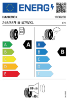 EU-label voor HANKOOK IK01A iON evo SUV