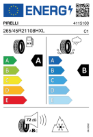 EU-label voor PIRELLI SCORPION ALLSEASON SF 2