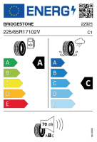 EU-label voor BRIDGESTONE TURANZA ECO ENLITEN