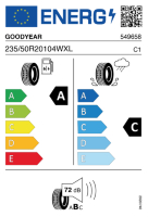 EU-label voor GOODYEAR EAGLE F1 (ASYMMETRIC) SUV AT