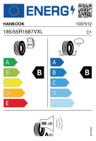 EU-label voor HANKOOK IH61 iON ST AS