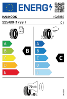 EU-label voor HANKOOK K117A VENTUS S1 EVO2 SUV