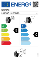 EU-label voor GRIPMAX STATURE H/T
