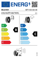 EU-label voor MILEVER MA352