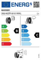 EU-label voor MASSIMO SUPER T9000