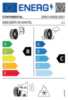 EU-label voor CONTINENTAL WINTER CONTACT TS 860S 