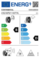 EU-label voor CONTINENTAL VIKING CONTACT 7