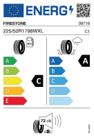 EU-label voor FIRESTONE ROADHAWK