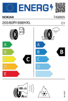 EU-label voor NOKIAN SNOWPROOF 2