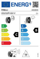 EU-label voor PIRELLI CINTURATO ALL SEASON PLUS 