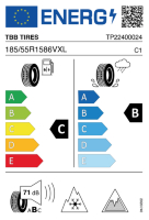 EU-label voor TBB TIRES FORTEZZA AS