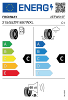 EU-label voor FRONWAY ECOGREEN 55