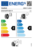 EU-label voor TAURUS HIGH PERFORMANCE
