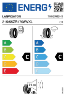 EU-label voor LANVIGATOR CATCHPOWER PLUS
