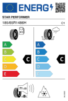 EU-label voor STAR PERFORMER SOLAR 4S