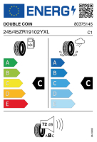 EU-label voor DOUBLE COIN DC100