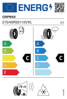 EU-label voor GRIPMAX STATURE M/S