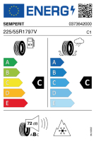 EU-label voor SEMPERIT SPEED-GRIP 5