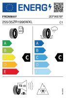 EU-label voor FRONWAY FRONWING A/S