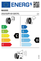 EU-label voor MAXXIS BRAVO HPM3