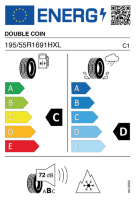 EU-label voor DOUBLE COIN DW300
