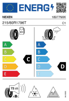 EU-label voor NEXEN WINGUARD ICE 3