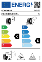 EU-label voor GOODYEAR ULTRA GRIP ICE 2