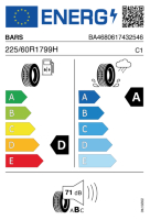 EU-label voor BARS SOLARFLEXX