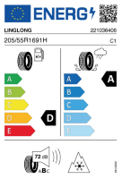 EU-label voor LINGLONG SPORT MASTER WINTER