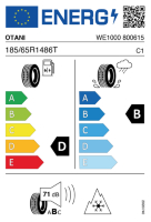 EU-label voor OTANI WE1000