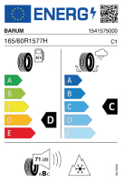 EU-label voor BARUM QUARTARIS 6