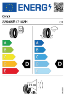 EU-label voor ONYX NY-HT187
