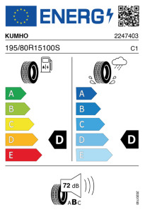 KUMHO AT61  195/80 R15 100 S